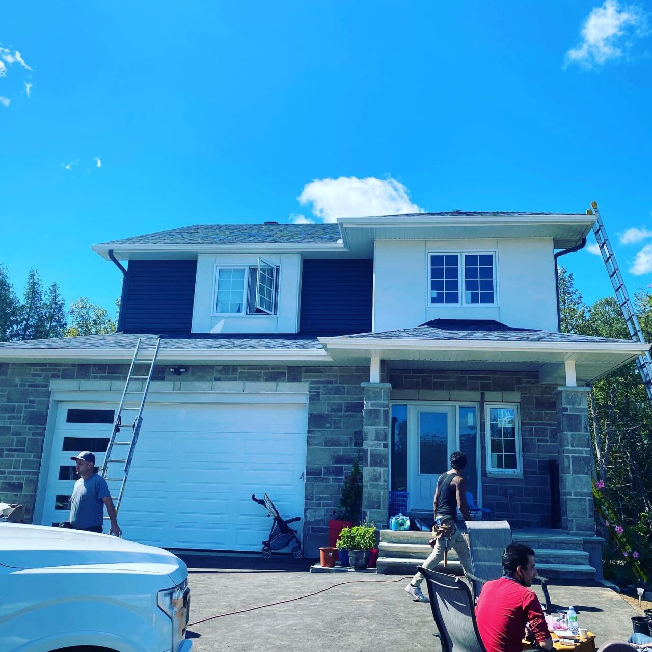 Leaf Guard Systems project by Lifetime Eavestroughing in Ottawa
